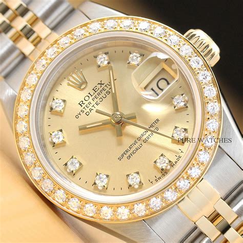 cost of a crystal for a ladies rolex datejust|Rolex Datejust full diamond preis.